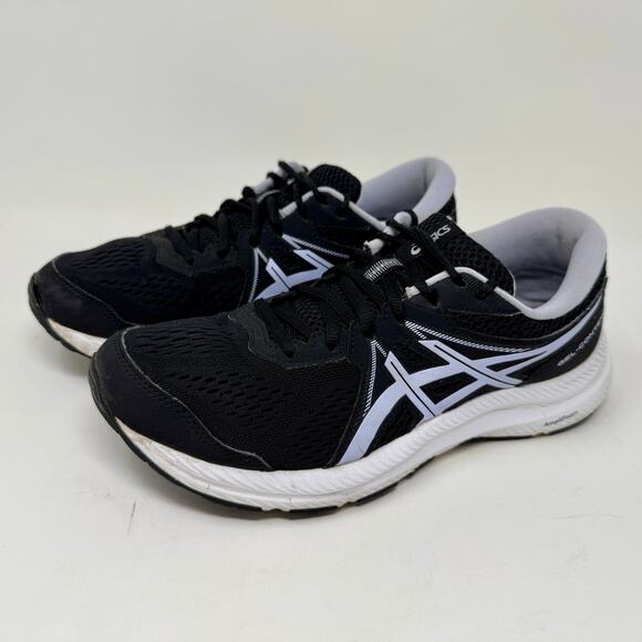 ASICS Gel Contend-7 Run Shoes Womens Sz 10 Black White Lightweight I.7.1 Durable - Picture 10 of 16